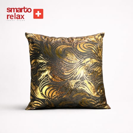 Smarto Relax Tekli Antibakteriyel Desenli Dekoratif Dolgulu Kırlent 45x45 cm