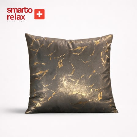 Smarto Relax Tekli Antibakteriyel Desenli Dekoratif içi Dolgulu Kırlent 45x45 cm