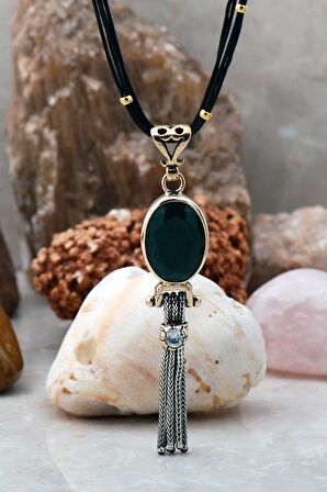 Elişi Tasarım Gümüş Kolye 6566