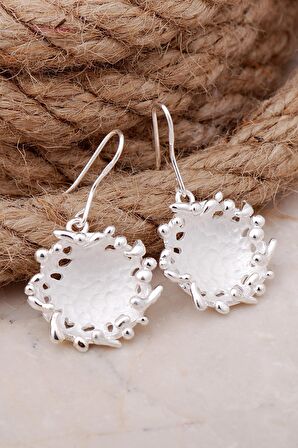 Tasarım Gümüş Küpe 5687