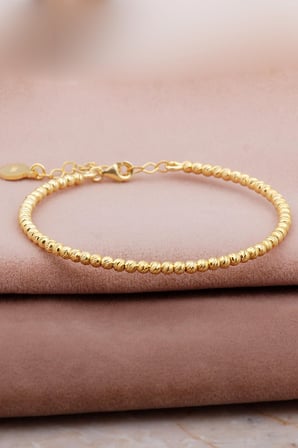 Dorissa Tasarım Rose ve Altın Yaldızlı Gümüş Kombin Bilezik 4018