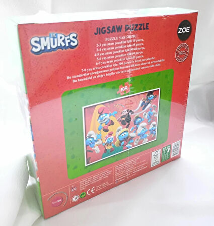 Şirinler 100 Parça Puzzle ZOE (The Smurfs)