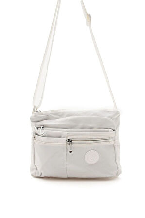 Kadın Çok Gözlü Suya Dayanıklı Paraşüt Kumaş Ayarlanabilir Çapraz Askılı Omuz Çantası