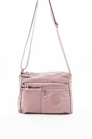 Kadın Çok Gözlü Suya Dayanıklı Paraşüt Kumaş Ayarlanabilir Çapraz Askılı Omuz Çantası