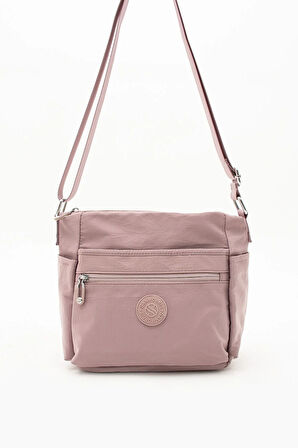 Kadın Çok Gözlü Suya Dayanıklı Paraşüt Kumaş Ayarlanabilir Çapraz Askılı Omuz Çantası