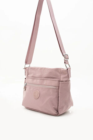 Kadın Çok Gözlü Suya Dayanıklı Paraşüt Kumaş Ayarlanabilir Çapraz Askılı Omuz Çantası