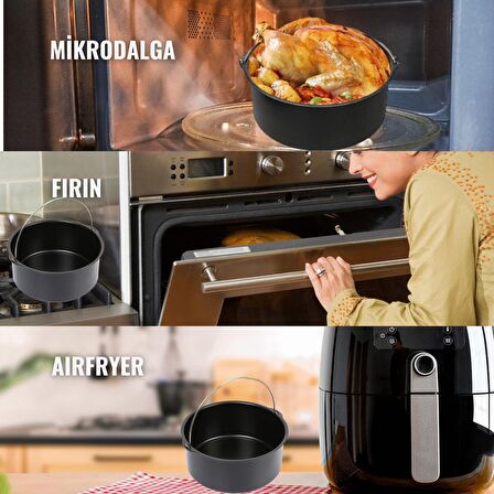 Airfryer Sulu Yemek Tenceresi Standart Boy