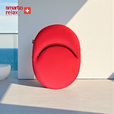 Smarto Relax Katlanabilir Minder— Taşınabilir, Dayanıklı, Dış Mekân, Kırmızı