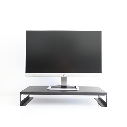 Hansdo Monitör Standı - Laptop Standı - Monitör Yükseltici - Metal - Siyah - SMS3BL