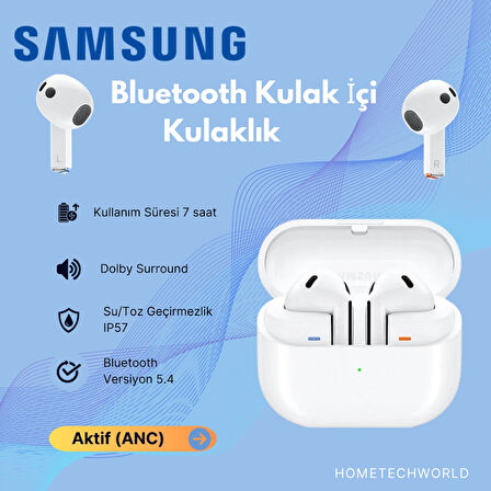Samsung Galaxy Buds 3 Pro Beyaz Bluetooth Kulaklık (Samsung Türkiye Garantili)