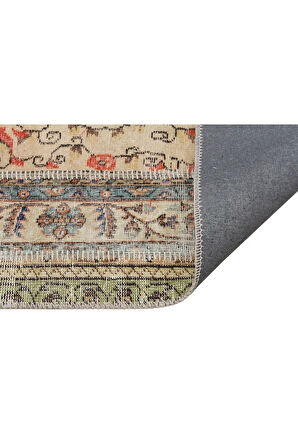 Klasik Modern Patchwork Eskitme Halı 160 X 230 cm 6003