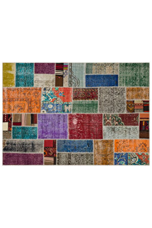 Klasik Modern Patchwork Halı 160 X 230 Cm 6044