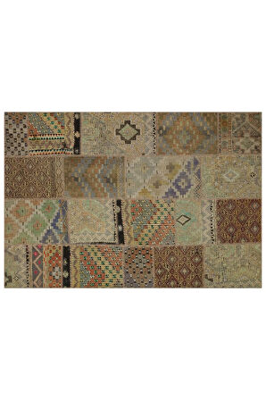Klasik Modern Patchwork Halı 160 X 230 Cm 6094