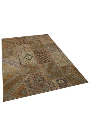 Klasik Modern Patchwork Halı 160 X 230 Cm 6096