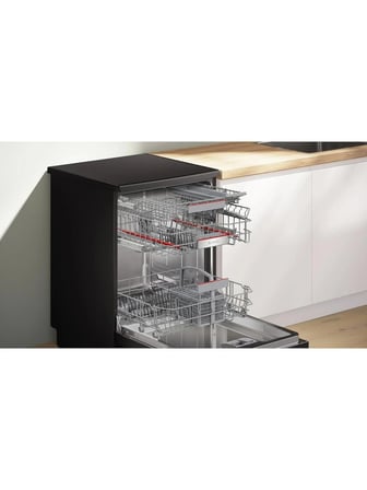 Bosch SMS6ENB60T 60 cm Siyah Solo Bulaşık Makinesi 6 Programlı 13 Kişilik Enerji Sınıfı B