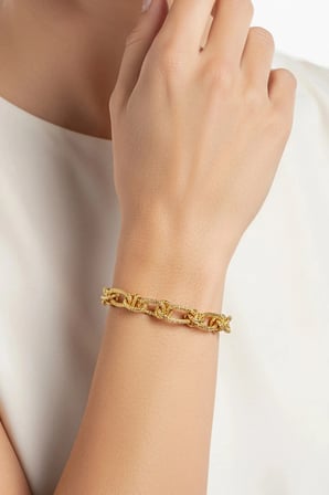 Sertifikalı 316L Çelik Rope Dokulu Zincir Tasarımlı Kadın Bileklik