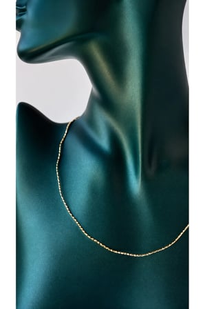 Sertifikalı 316L Çelik Metal Top Detaylı Örgü Zincir Uzun Kadın Kolye