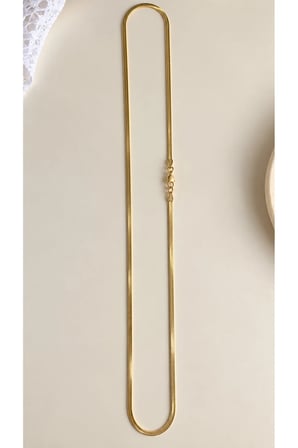 Gold Akış Zincir Kolye