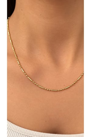 Ritim Gold Uzun Zincir Kolye