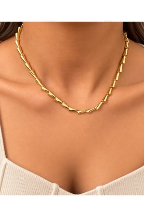 Icon Konik Gold Zincir Kolye