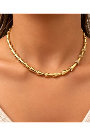 Icon Konik Gold Zincir Kolye