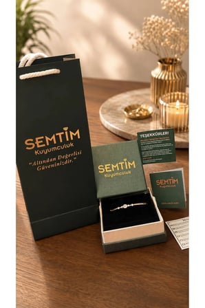 Semtim Kuyumculuk Sertifikalı 316L Çelik Premium Altın Kaplama Turkuaz Kuzey Yıldızı Zirkon Taşlı Kadın Kolye Ucu