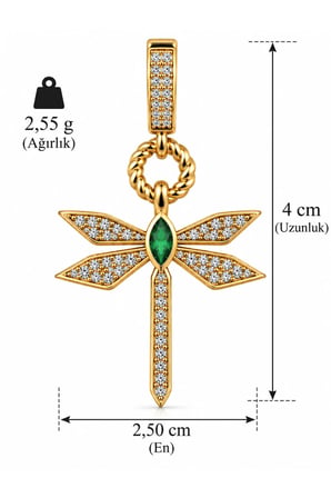 Sertifikalı 316L Çelik Divine Işık Zirkon Taşlı Kolye Ucu