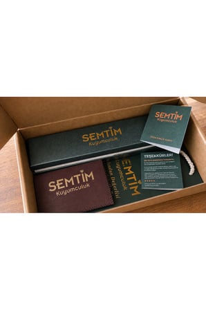 Sertifikalı 316L Çelik Premium Altın Kaplama Örgü Halka Zincir Kadın Kolye