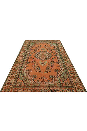 Eskitme Vintage El Dokuma Halı 181 x 268 cm 8827