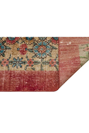 Özel Eskitme Vintage Halı 114 x 210 cm 9204