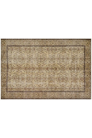 El Dokuma Vintage Eskitme Halı 172 x 260 cm 9223