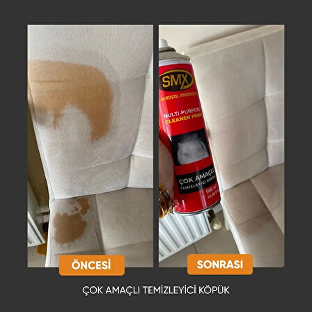 Çok Amaçlı Temizleyici Köpük + Seramik Katkılı Hızlı ve Pratik Cila