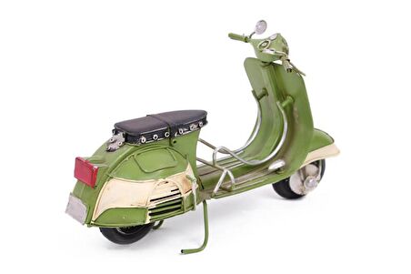 Dekoratif Metal Scooter Vintage Hediyelik Biblo
