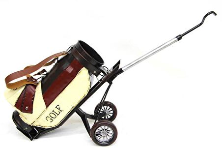 Dekoratif Metal Golf Arabası Golf Vintage Ev Ofis Dekoratif Hediyelik