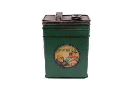 Dekoratif Metal Yakıt Bidonu Kumbaralı Vintage Hediyelik