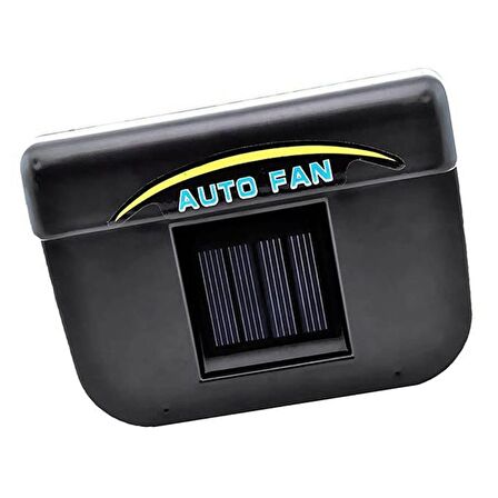 Auto Cool Güneş Enerjisiyle Çalışan Araç İçi Soğutucu Fan