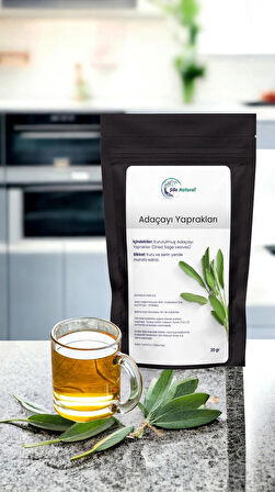 Adaçayı Saf Doğal, Sage Tea - Tıbbi Aromatik Bitkiler Kooperatifi Adaçayı Yaprak 20 gr