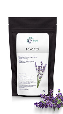 Kurutulmuş Lavanta - Tıbbi Aromatik Bitkiler Doğal Lavanta Çayı 20 gr