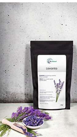 Kurutulmuş Lavanta - Tıbbi Aromatik Bitkiler Doğal Lavanta Çayı 20 gr