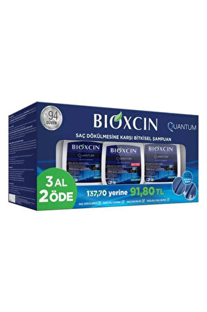 Quantum Bio-activ Şampuan 3 X 300 Ml