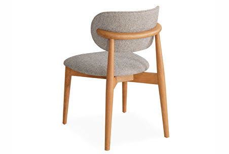 GOLF UMAY SANDALYE, BEJ, MEŞE AHŞAP AYAK