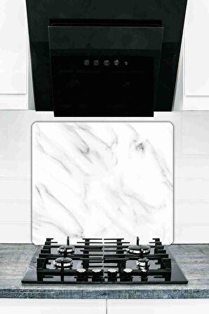Model 22 Cam Ocak Koruyucu Ve Cam Kesme Tahtası 50 cm X 56 cm Tek Parça