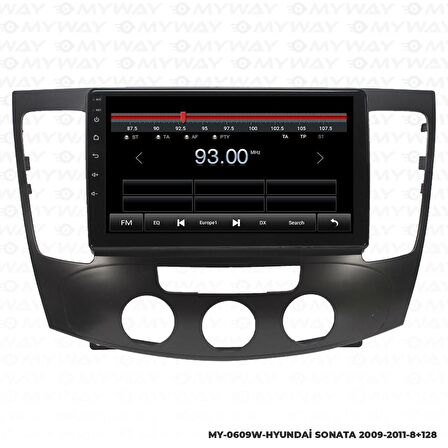 Araç Multimedya Hyundai Sonata Android 12 Carplay 4Gb Ram + 64Gb Hdd 2009-2011 Navigasyon Ekran MYW
