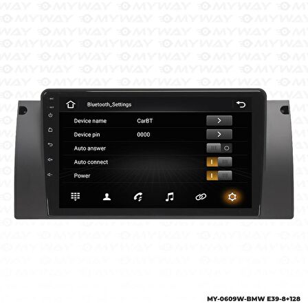 Araç Multimedya Bmw E39 Android 12 Carplay 4Gb Ram + 64Gb Hdd Navigasyon Ekran MYW