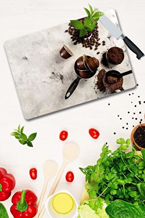 Tropik | Cam Kesme Tahtası - Cam Kesme Tablası | 30 cm x 40 cm