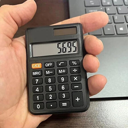 Cep Boy Hesap Makinesi Mini Boy 8 Haneli Hesap Makinesi Okul Dershane Üniversite Kullanım Öğrenci 