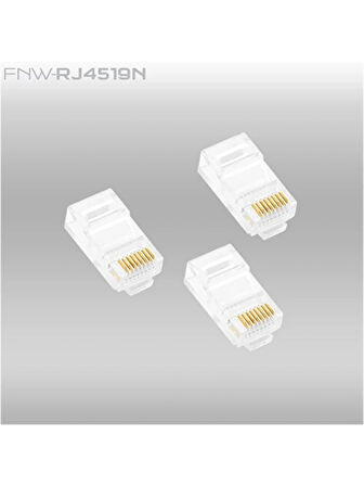 Frisby FNW-RJ4519N RJ45 UTP 100'lü Altın Uç Konnektör