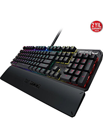 Asus RA05 TUF Gaming K3 D/RD Aura Sync Red Switch RGB TR Mekanik Gaming Klavye