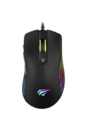 Gamenote Ms1002 Kablolu Rgb Gaming Mouse Siyahusb/ayarlanabilr Rgb Işıklı/dpı,1.62m Kablo Boyu