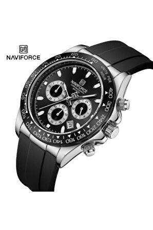 Naviforce Silikon Kordon 3 Fonksiyonlu Analog Erkek Kol Saati NF2097